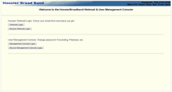 Desktop Screenshot of mail.hoosierbroadband.com